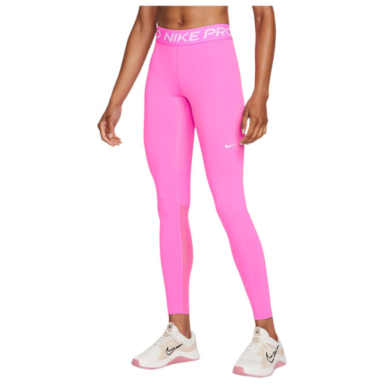 Nike Γυναικείο κολάν Pro Mid-Rise Mesh-Panelled Tights Nike Γυναικείο κολάν Pro Mid-Rise Mesh-Panelled Tights